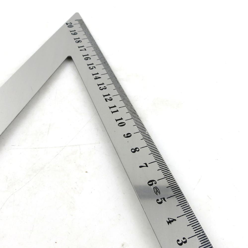 Stainless steel triangle ruler Drawing tool DIY steel ruler Stainless steel ruler Drawing ruler