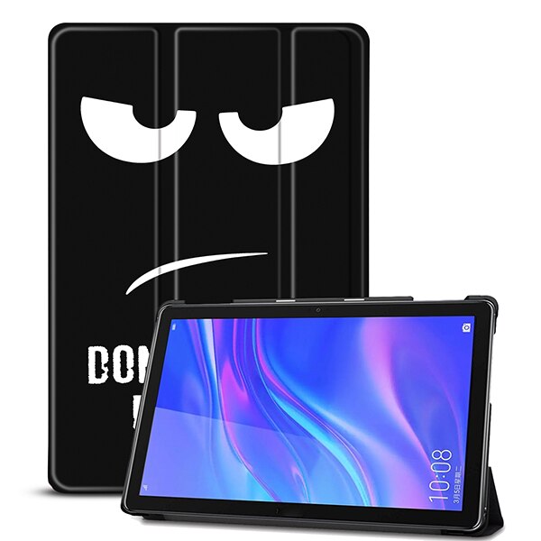 Case for Huawei Mediapad M6 10.8 Tablet Case for Huawei 10.8 PRO SCM-AL09/W09 Folio Stand Sleep Cover Shockproof Shell: Angry eyes