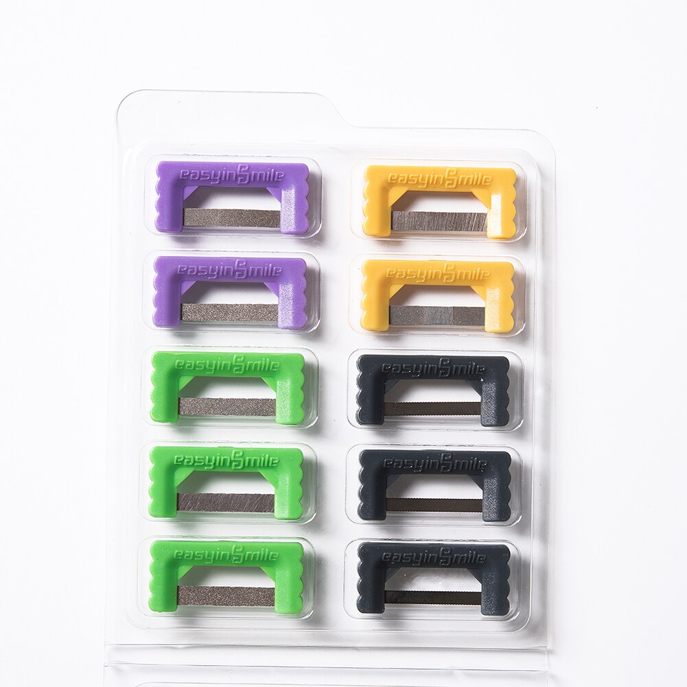 EASYINSMILE Dental Strips Orthodontic Interproximal Enamel Reduction IPR Plus Polishing Kit Oral Molar Adjacent Hand Use: IPR KIT 4201001