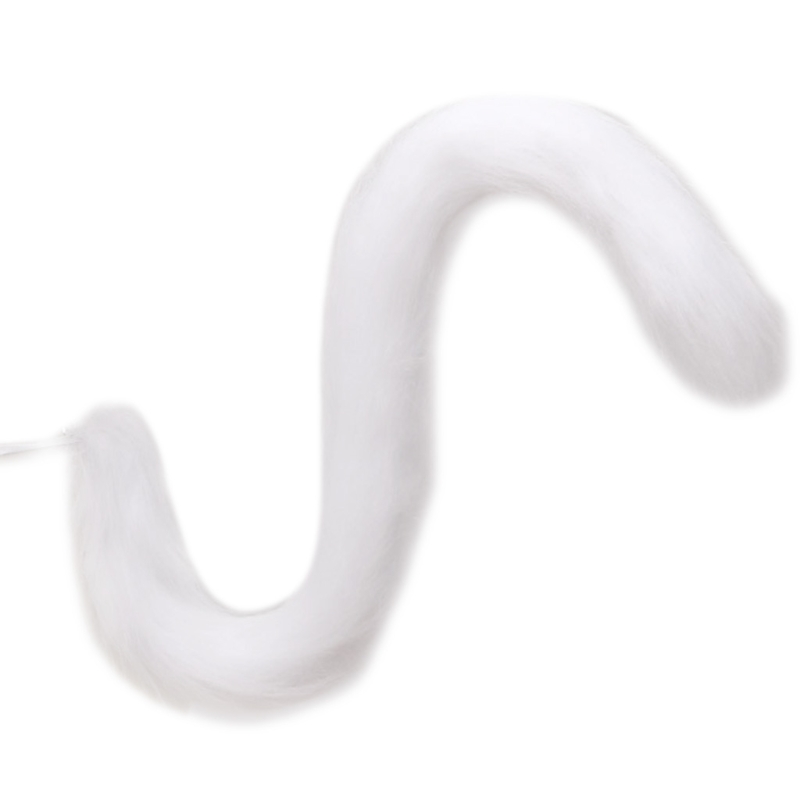 Peluche longue Flexible pour queue chat, accessoires déguisement pour adultes enfants, Cosplay