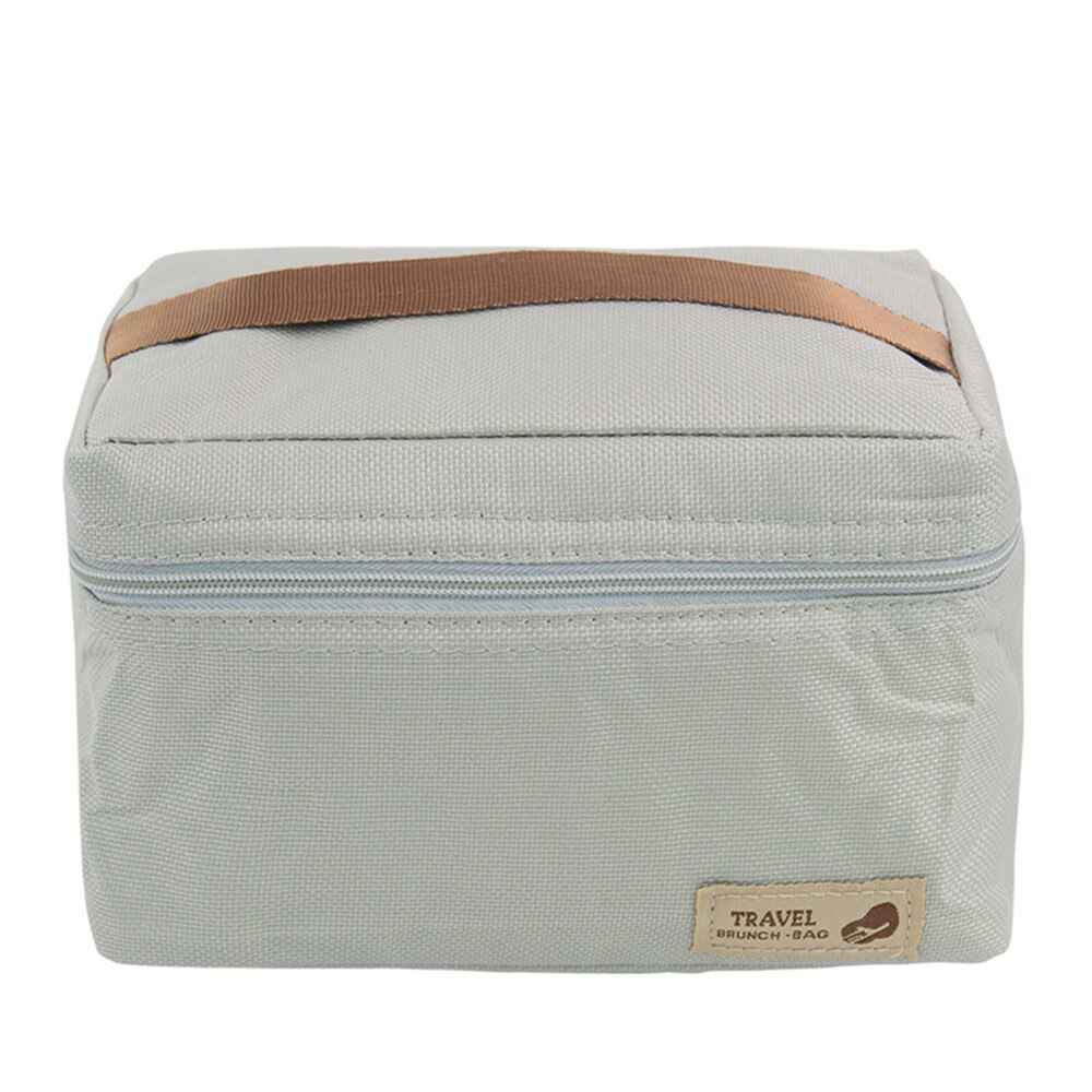Picnic Bags Waterproof Insulated Lunch Picnic Bag Thermal Insulated Cooler Bag Outdoor Food Storage Cooler Box Picnic Basket: grey