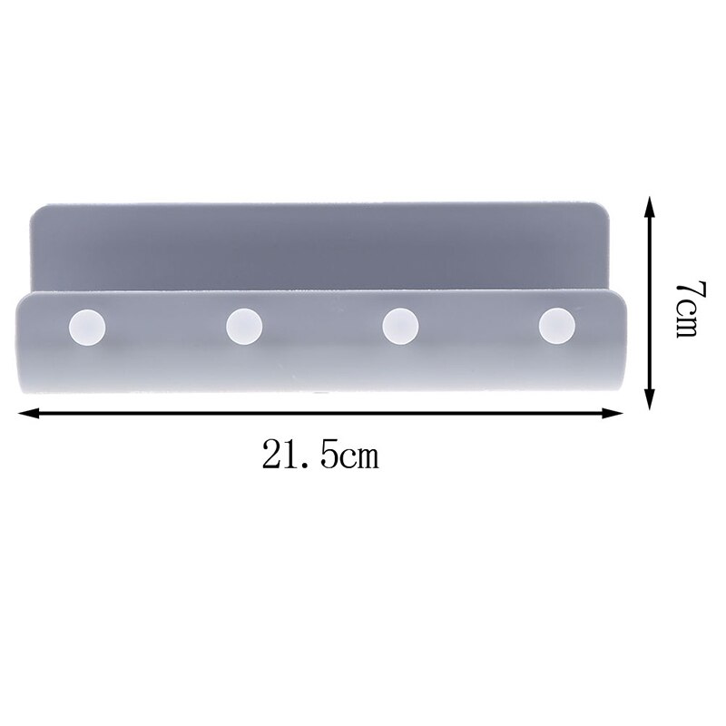 3Colors Self Adhesive Wall Hooks Key Holder Stick on Wall Door Letter Mail Box Hanger