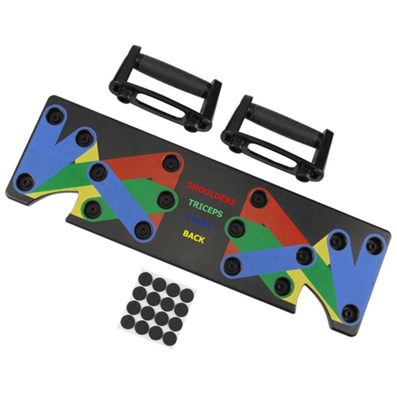 9 in 1 push up rack board miesten naisten kattava kuntoharjoitus push-up seisoo kehonrakennusharjoitusjärjestelmä: Hopea