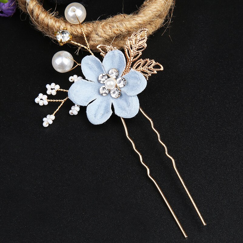 Nowy złoty liść kwiatowa do włosów grzebień spinka do włosów spinka do włosów Rhinestone Crystal Pearl kobiety eleganckie ślubne stroik Party biżuteria prezenty: 13