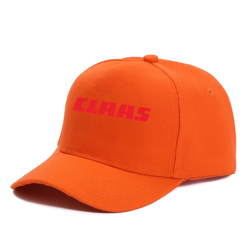 Claas Baseball Cap Tractor Landbouw Mannelijke Zonneklep Cap Unisex Zonnescherm Stofdichte Baseball Cap Mode Verstelbare Leisure Caps Hoed: Oranje