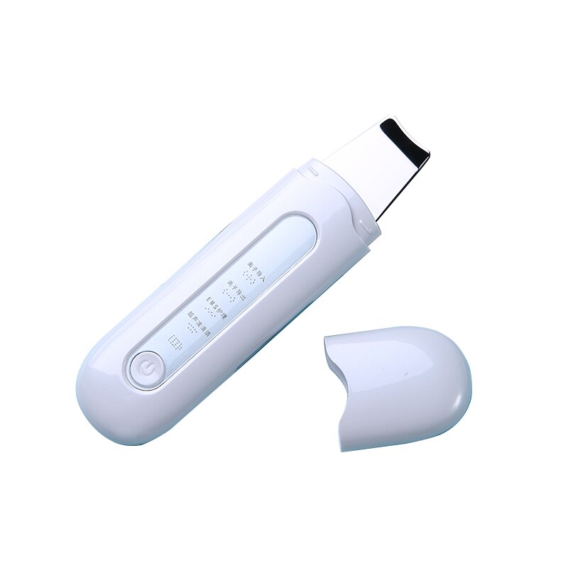 Ultrasonic Ion Skin Scrubber Deep Face Cleaning Spatula Peeling Shovel Facial Lifting Blackhead Pore Cleaner Beauty Instrument: Chinese version