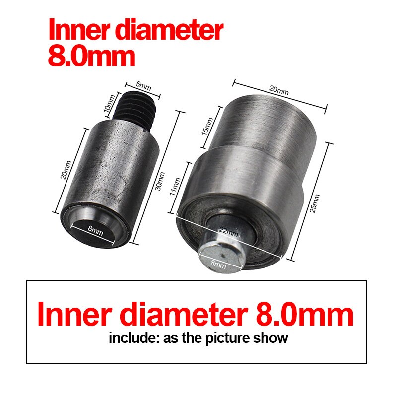 Manual Button Installation Tool Mute Stamping,Button, Snap,Fasteners,Eyelet Hand Pressing Machine Home Leather Craft Tools Mold: 8MM