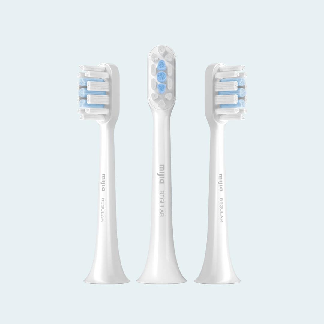 Xiaomi Mijia cabezal de cepillo de dientes eléctrico sónico T100 T200 T300 T301 T302 T700 cabezales de cepillo de dientes de repuesto cepillo de cerdas suaves DuPont