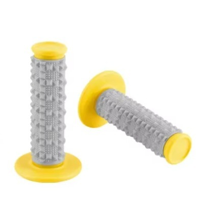 Poignée Pro Taper moto Protaper Dirt Pit Bike Motocross 7/8 "guidon en caoutchouc Gel poignées de frein mains: YELLOW