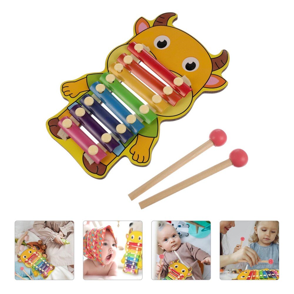 1Pc Wooden Xylophone Children Percussion Instrument Educational Plaything