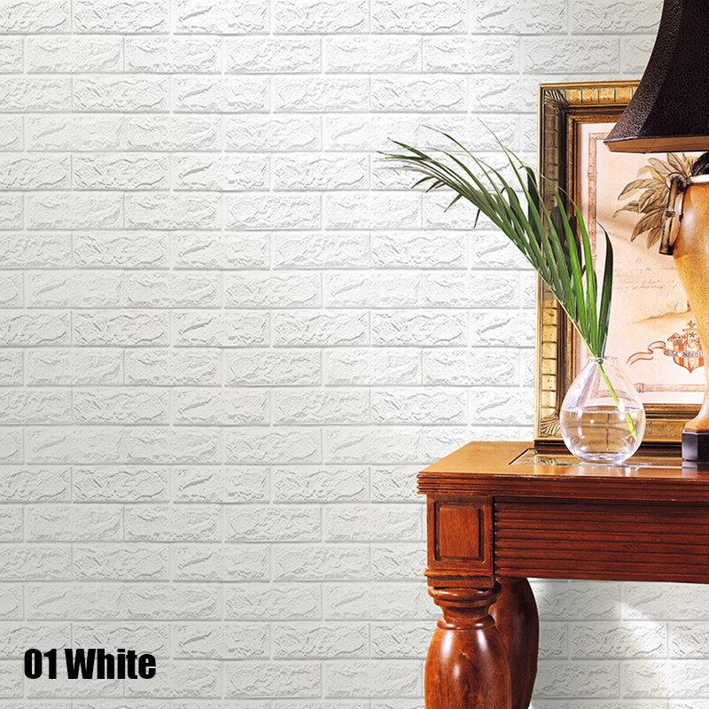 3D Wall Stickers Imitation Brick Bedroom Decor Waterproof Self-adhesive Wallpaper For Living Room Kitchen TV Backdrop Decor92915