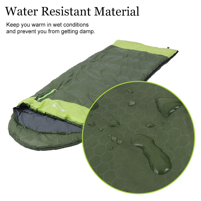 Outdoor Camping Sleeping Bag winter warm Ultralight Compression Pack Envelope Waterproof Spliced double Sleeping bag +Storag bag