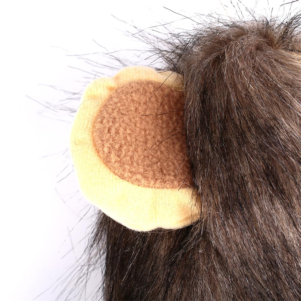 Perruque en crinière de Lion pour animaux de compagnie, chapeau, chat, mignon, décoration de noël, chien, chapeaux, Festival, fête, accessoires pour animaux de compagnie