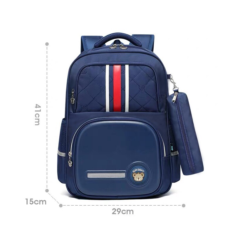 SUN huit nouveauté enfants sac à dos sacs d'école pour filles imperméable en Nylon mochila escolar: Blue