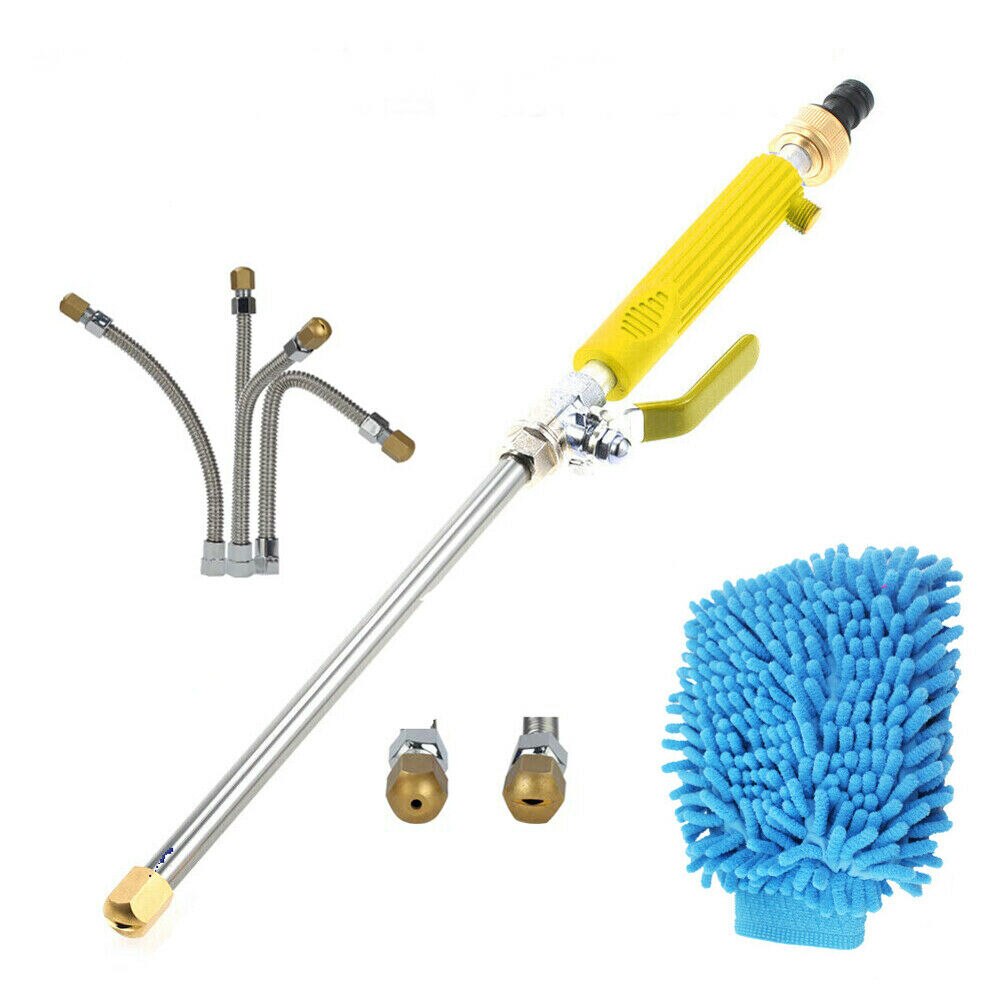 High Pressure Water Guns Metal Handheld Washer Spray Nozzle Wands Attachment Gun Lance Set Car Cleaning Water Pump Gadgets: E1