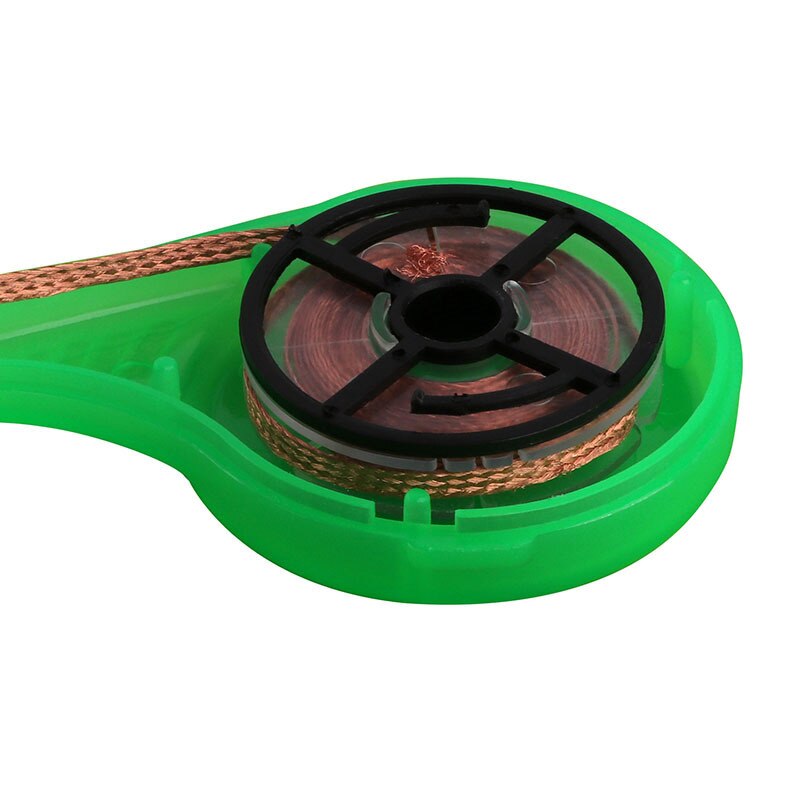 1Pcs Desoldering Wick Braid Solder Wick Remover Sucker with Thumb Wheel Dispenser Solder Remover Vacuum Sucker Desoldering
