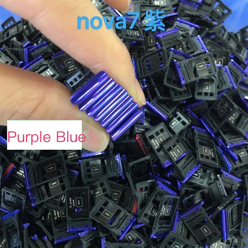 For Huawei Nova 7 Original Phone Housing SIM Tray Adapter Micro SD Card Tray Holder