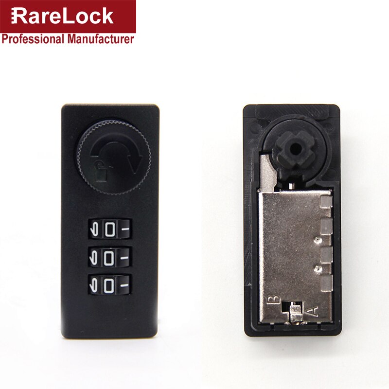 Three Position Mechanical Code Lock Keyless File Cabinet Drawer Cabinet Safe Deposit Box Cashbox Lock Hardware Rarelock MA035 B