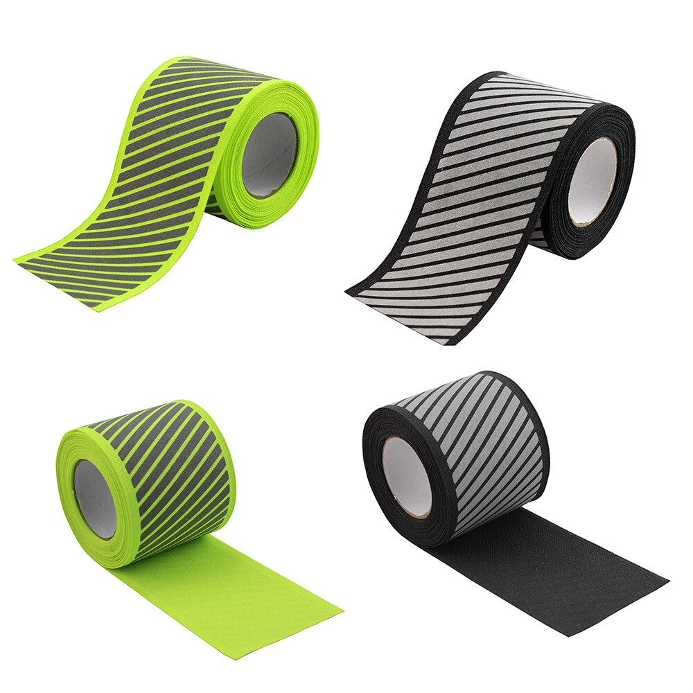 Silver Reflective Stripe Fabric Webbing Ribbon Trim Warning Tape For Clothing DIY Sew on 2meter