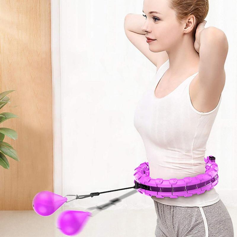 Neue Sport Band Yoga Clever Sport Reifen Nicht 24 Knoten Einstellbare Taille Ausbildung Ring Mit Ball Bauch Fitness Zubehör