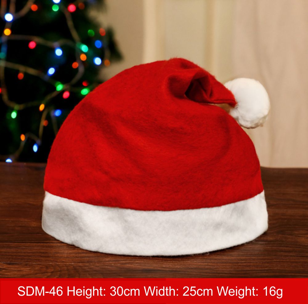 Kerst hoed Kerst kinderen adult Snowman gewei modellering avond cap: 46-Child