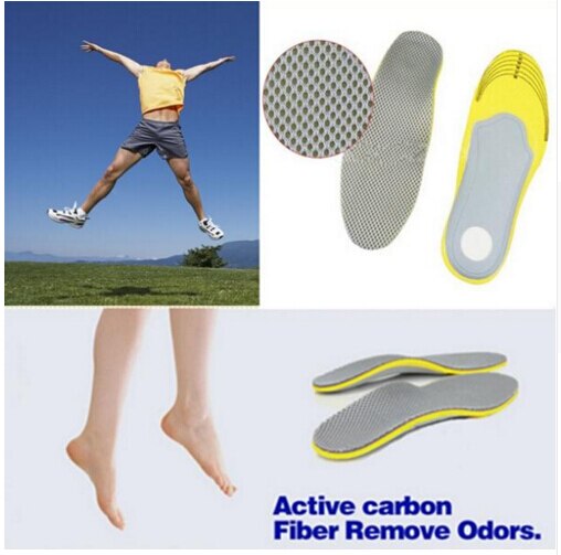 Sport Inlegzolen Voetverzorging 1 Paar 3D Comfortabele Orthopedische Inlegzolen Inserts High Arch Ondersteuning Schoenen Anti Slip Pad Camping Cojines