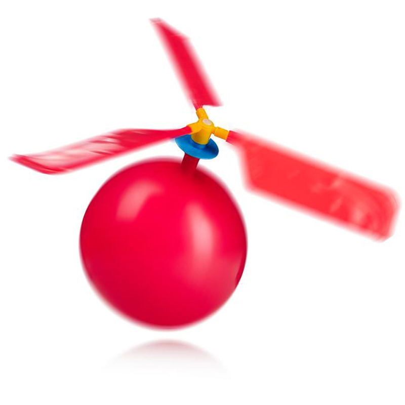 1 Set Kids Classic Ballon Vliegtuig Helicopter Voor Kids Kinderen Grappige Vliegende Speelgoed Buiten Speelgoed