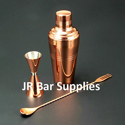 510ml Japanese Style Cocktail Shaker Bar Set: 510ml Copper Plating