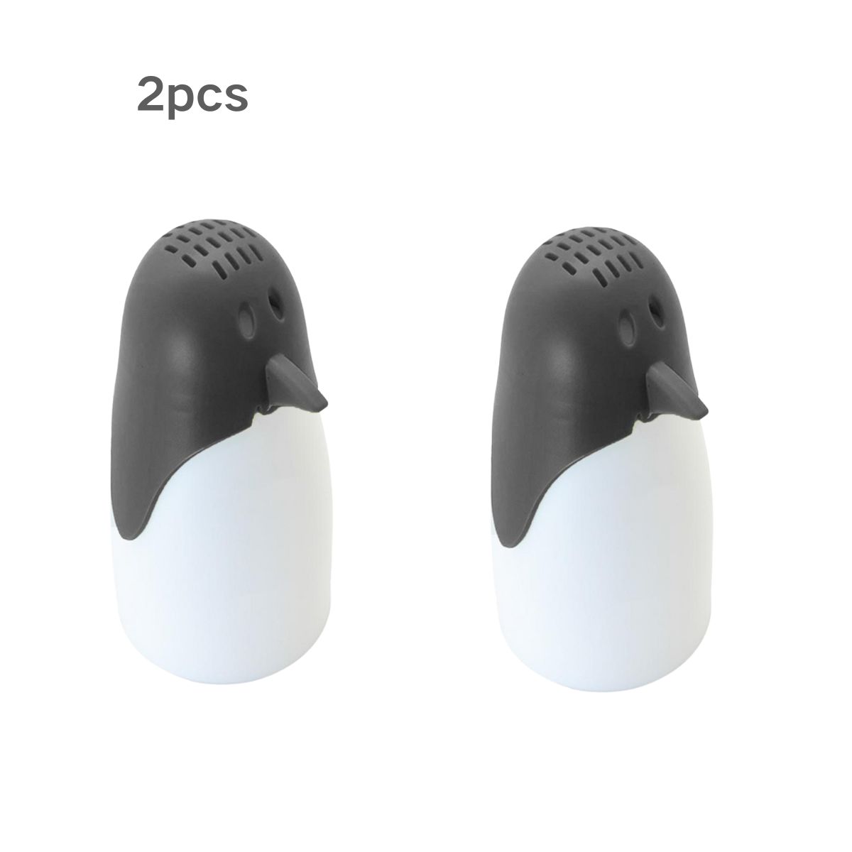 2 kpl pingviinihöyrypuhdistin mikroaaltouunille, keittiökoneelle, vaivaton desinfiointi vedellä, helppo puhdistaa, välttämätön työkalu: Oranssi