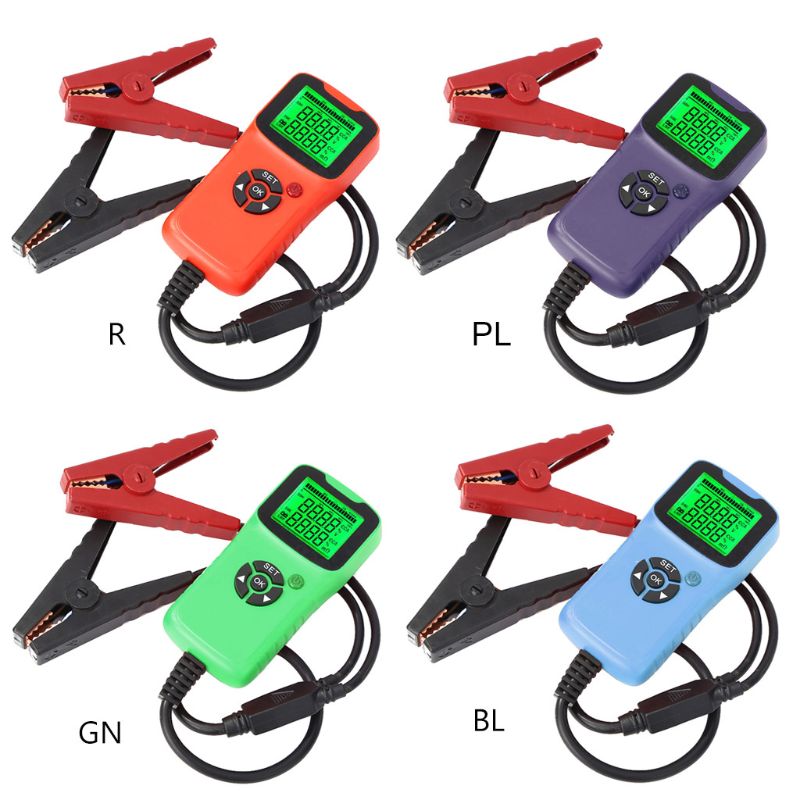 Digital 12V Car Battery Tester Vehicle Car LCD Battery Test Analyzer Auto System Voltage ohm CCA Test Diagnostic Tools