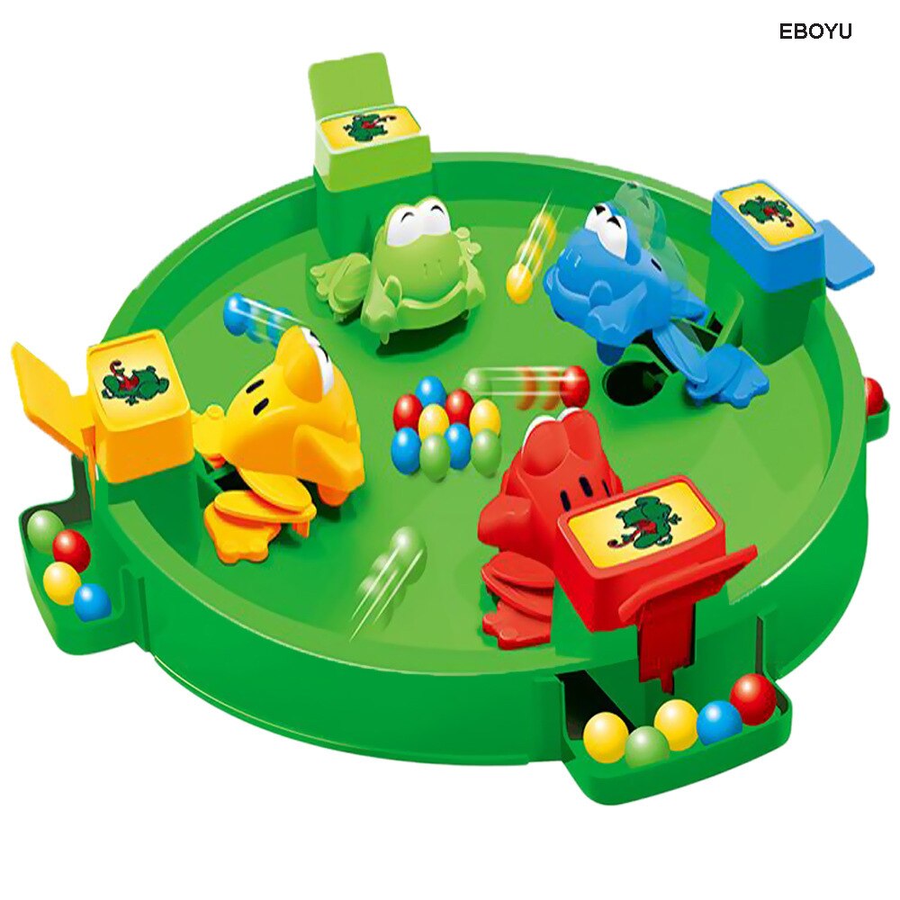 EBOYU Hungry Rana Alimentazione Rana 3D Gioco Da Tavolo di Alimentazione Hungry Froggies Desktop di Giocattoli Rana Frenesia Game Grande Regalo di Festa per I Bambini