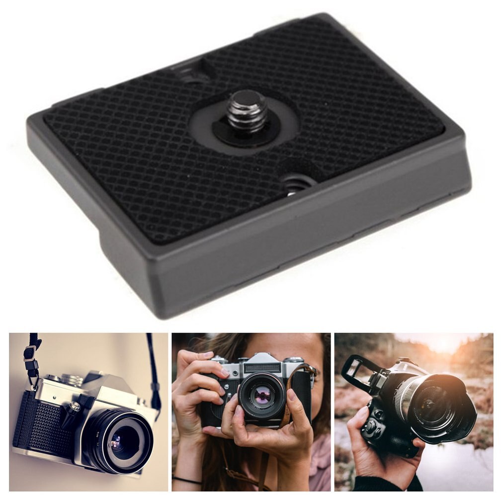 Trípode de cámara de liberación rápida placa QR completa Manfrotto 200-PL14 compatibilidad almohadilla de goma duradera pieza de ACEHE de aluminio