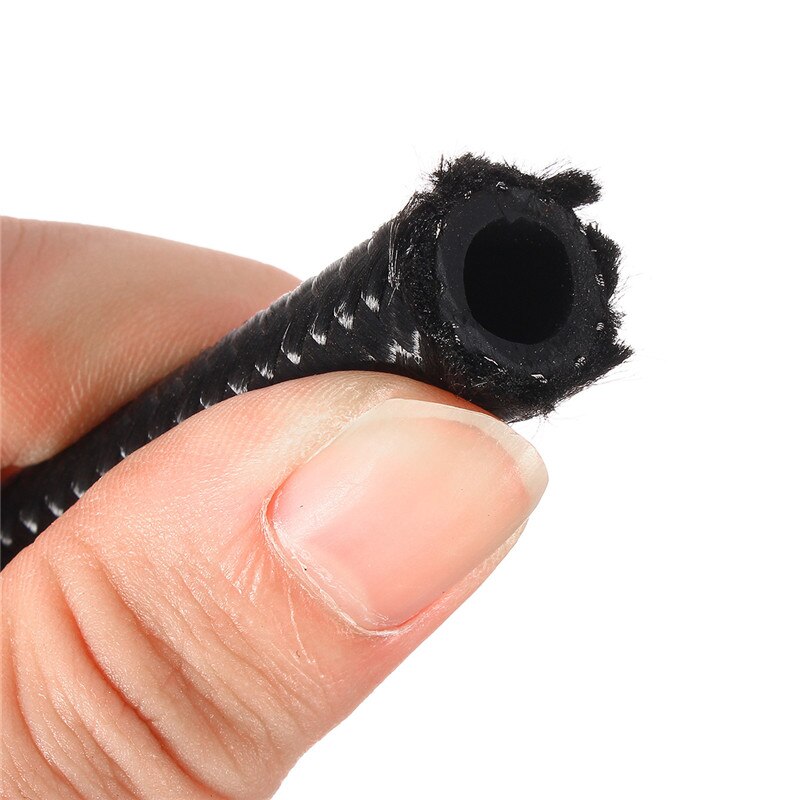 1 Meter Fuel Oil Line AN -6 (8mm) 5/16" Black Nylon Braided Fuel Hose Heat Resistant Handle Most Fuel Inside Diameter 8mm