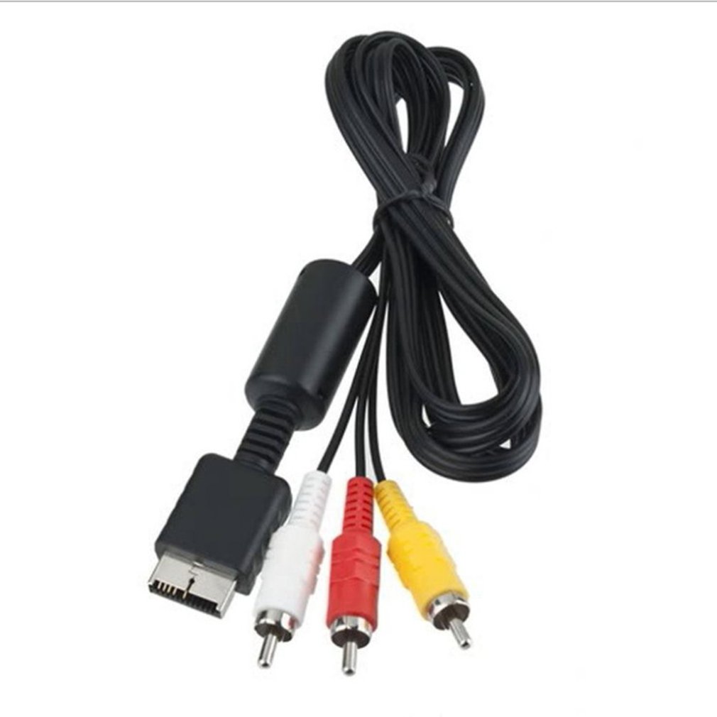 1.8m Av Conversion Cable for PS2/PS3 Durable Copper Material Games Accessories Computer Accessories