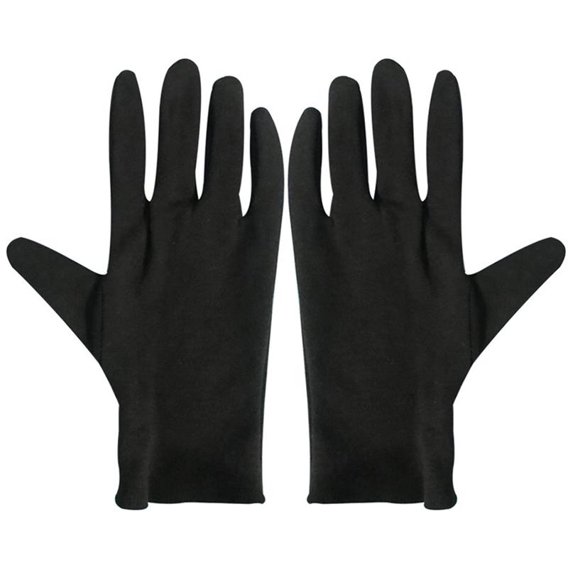 12 par smykker rører handsker bil kørehandsker etikette bomuldshandsker udendørs beskyttelseshandsker til hjemmet uden rengøring: L