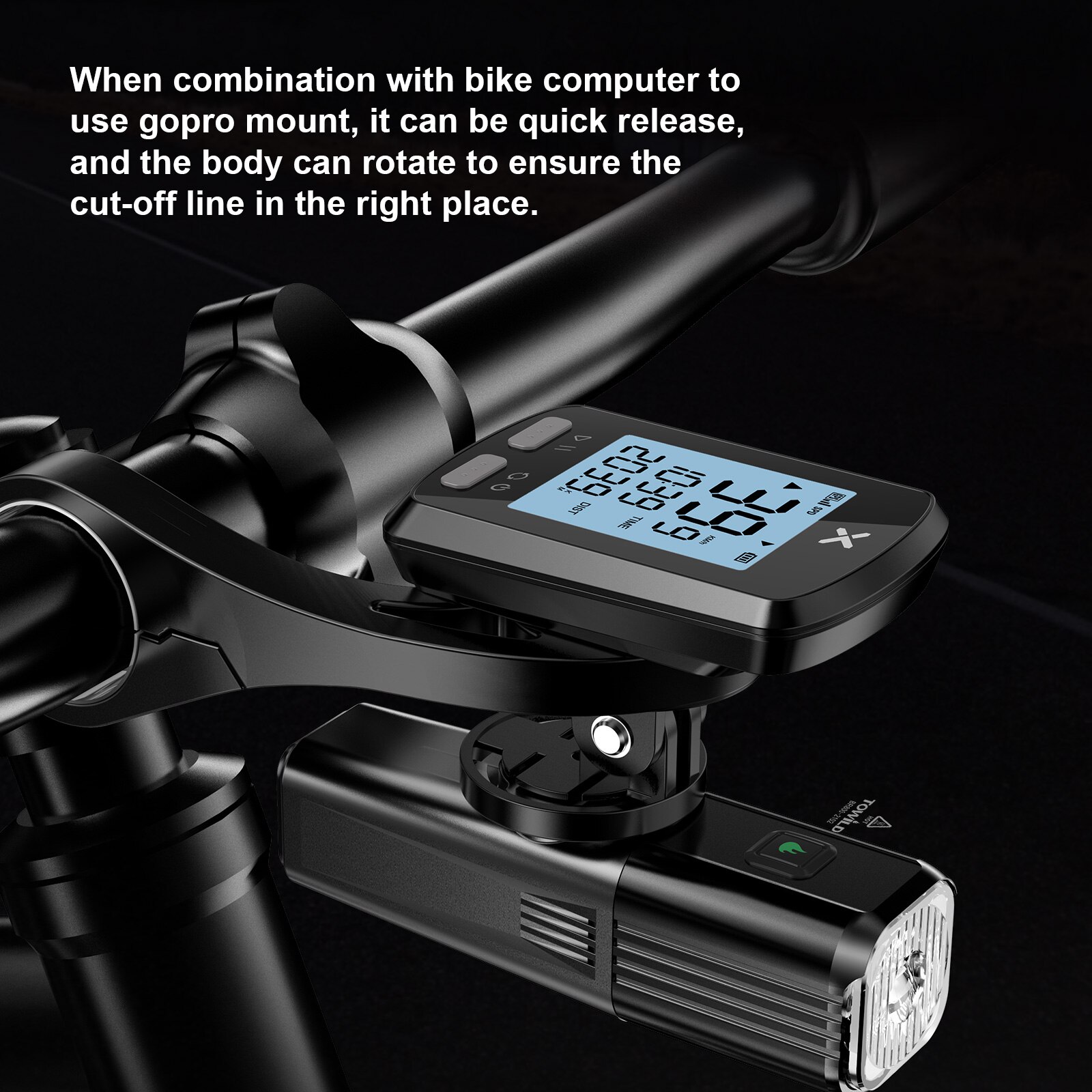 TOWILD BR800 3500mAh Fahrrad Licht mit Schwanz licht Regendicht USB Aufladbare LED MTB Vorderseite Lampe Scheinwerfer Taschenlampe Fahrrad Licht