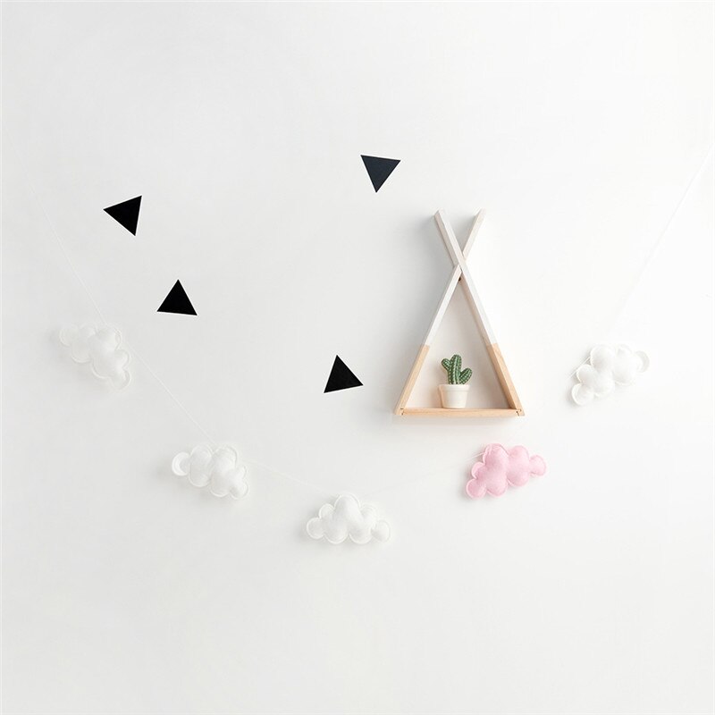 eins nordisch Coloful Wolke Dekor Baby Zimmer Dekoration Zauberstab Hängen Bettwäsche Stoßstangen freundlicher Party freundlicher Mädchen Zimmer Dekor
