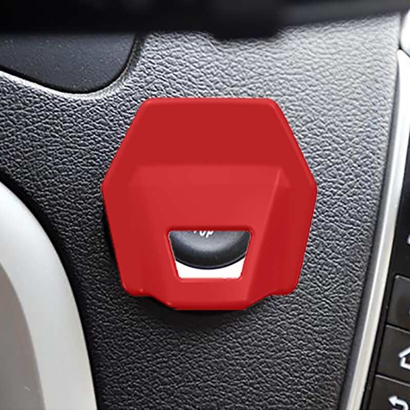 Car Interior Accessories Engine Ignition Start Stop Push Button Switch Button Cover Trim Sticker Button Switch Decor Stickers: 02