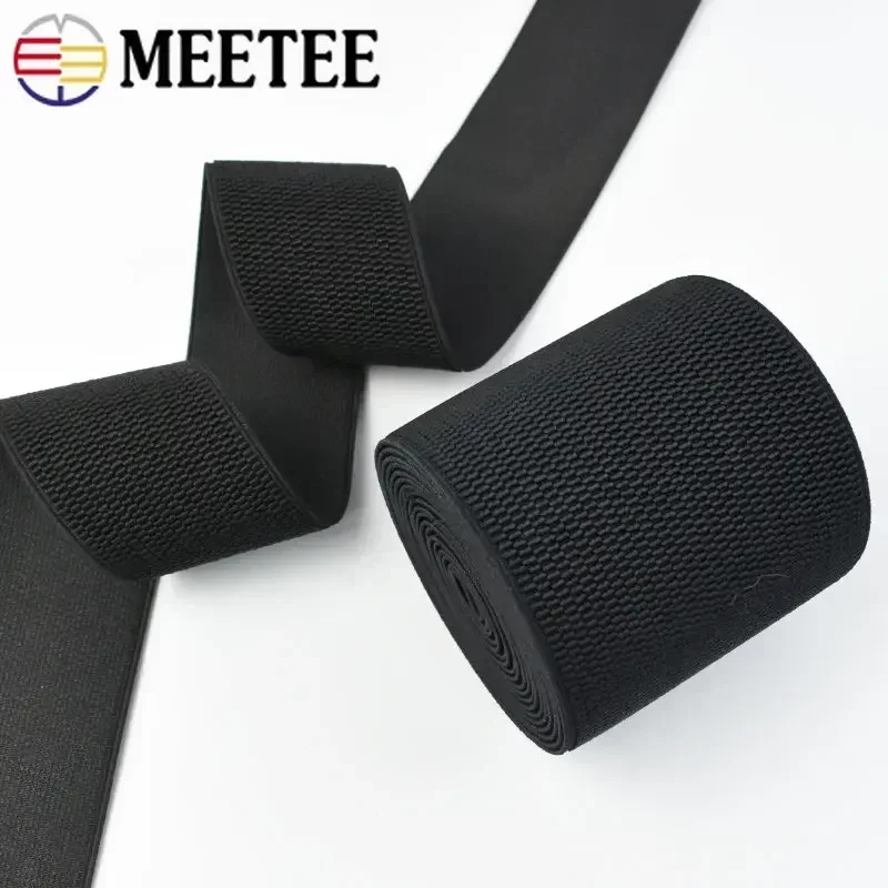 1/2/3 Meter 2,5–10 cm elastisches Band zum Nähen von Skrit-Gürteln, Bundband, Gummibänder, DIY-Kleidung, Bekleidungszubehör