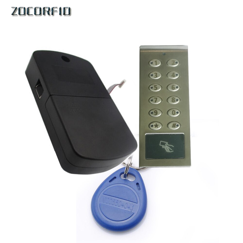 125KHZ EM RFID &amp; Digital Electronic Intelligent Password Keypad Number Cabinet Door Code Lock fechadura digital smart lock: Group A