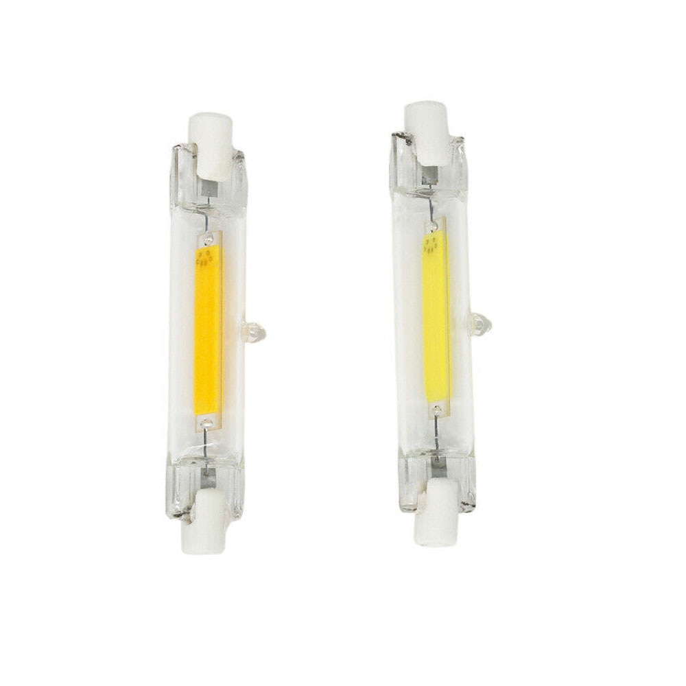 Bombilla LED COB R7S J78 J118 luz de tubo de vidrio regulable 78mm 118mm igual 60W 120W lámparas halógenas AC 110V 220V 230V