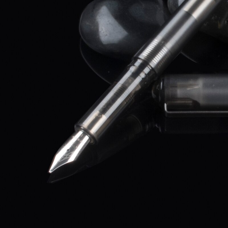 JINHAO 991 Black Transparent Matte Color Fine nib fountain pen Pens for Students of school stationery