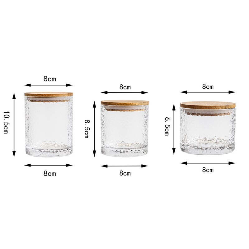 Japanese Glass Coffee Bean Storage Jars Kitchen Food Tea Cereal Organizer Container With Lid Airtight Food Sugar Can Bottle Tank