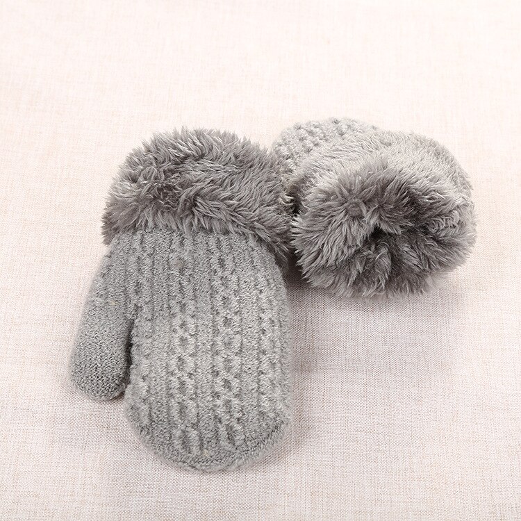 Child kid 1 to 4 years Boy and girl Gloves Knit Gloves Winter Keep warm Prevent Gloves ST18