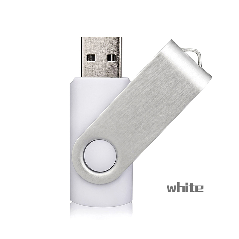 Pendrive USB 2.0 64GB Wodoodporny pendrive 128GB Usb Stick 4GB 8GB 16GB 32GB Pendrive High Speed Memory Stick: WHITE / 4GB