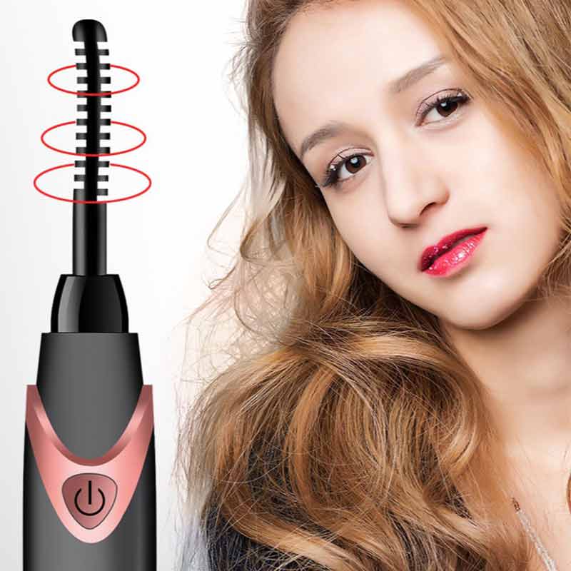 Elektrische Wimperkruller Perm Verwarmde Draagbare Blijvende Krul Pen Make-Up Tool Grote Ogen Clip Automatische Tool Voor Vrouwen Accessoires