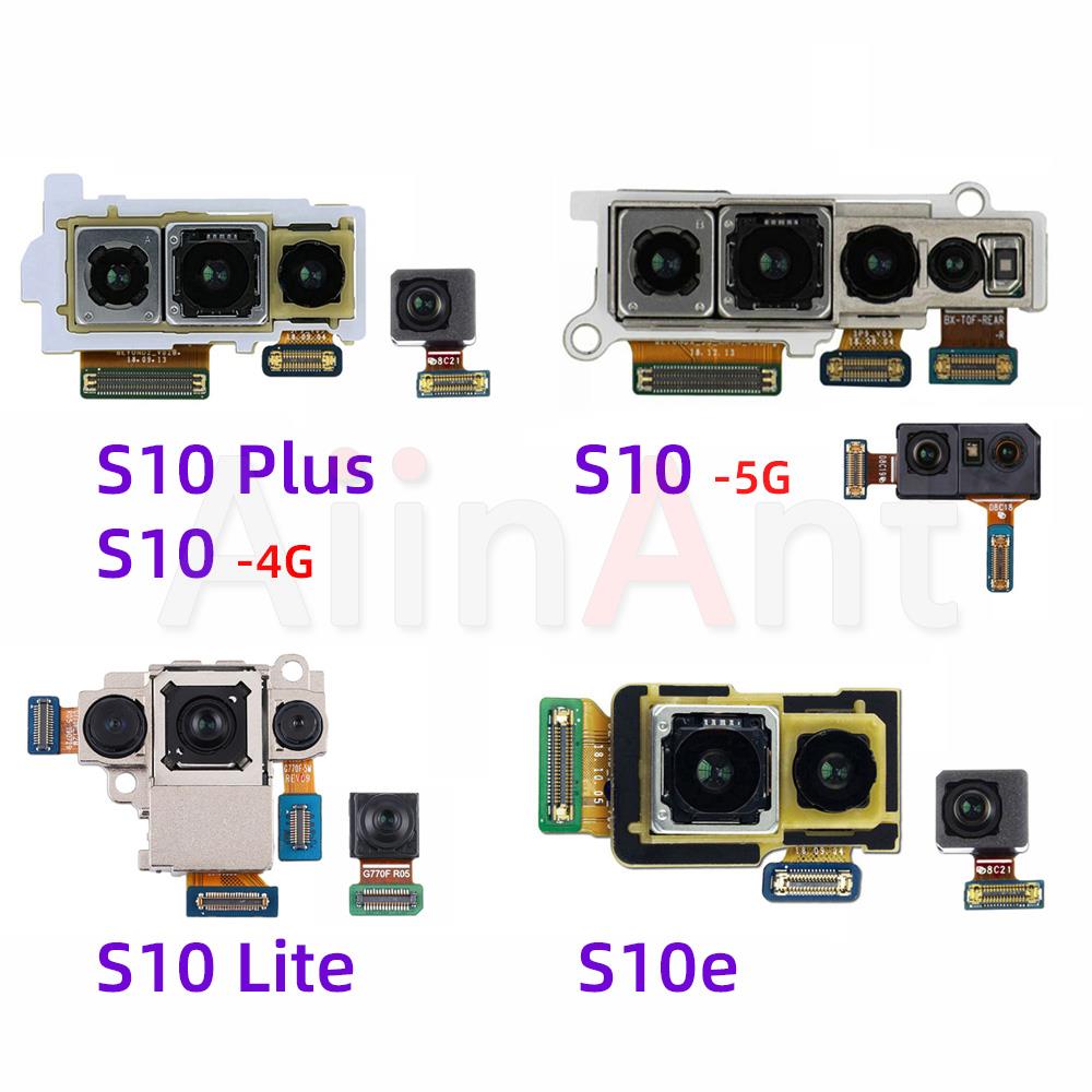 Originálny hlavný zadný fotoaparát pre samsung galaxy  s10 plus lite e  s10e g970 g973 g975 g977 g770 horný predný flex kábel fotoaparátu