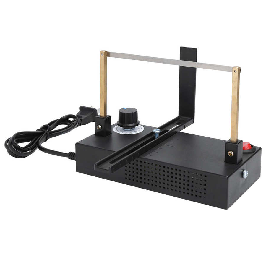 Mini Cutting Machine Manual Electric Heating Cutter for Ribbon Lace Braided Belts 220V Satin Cutting Machine