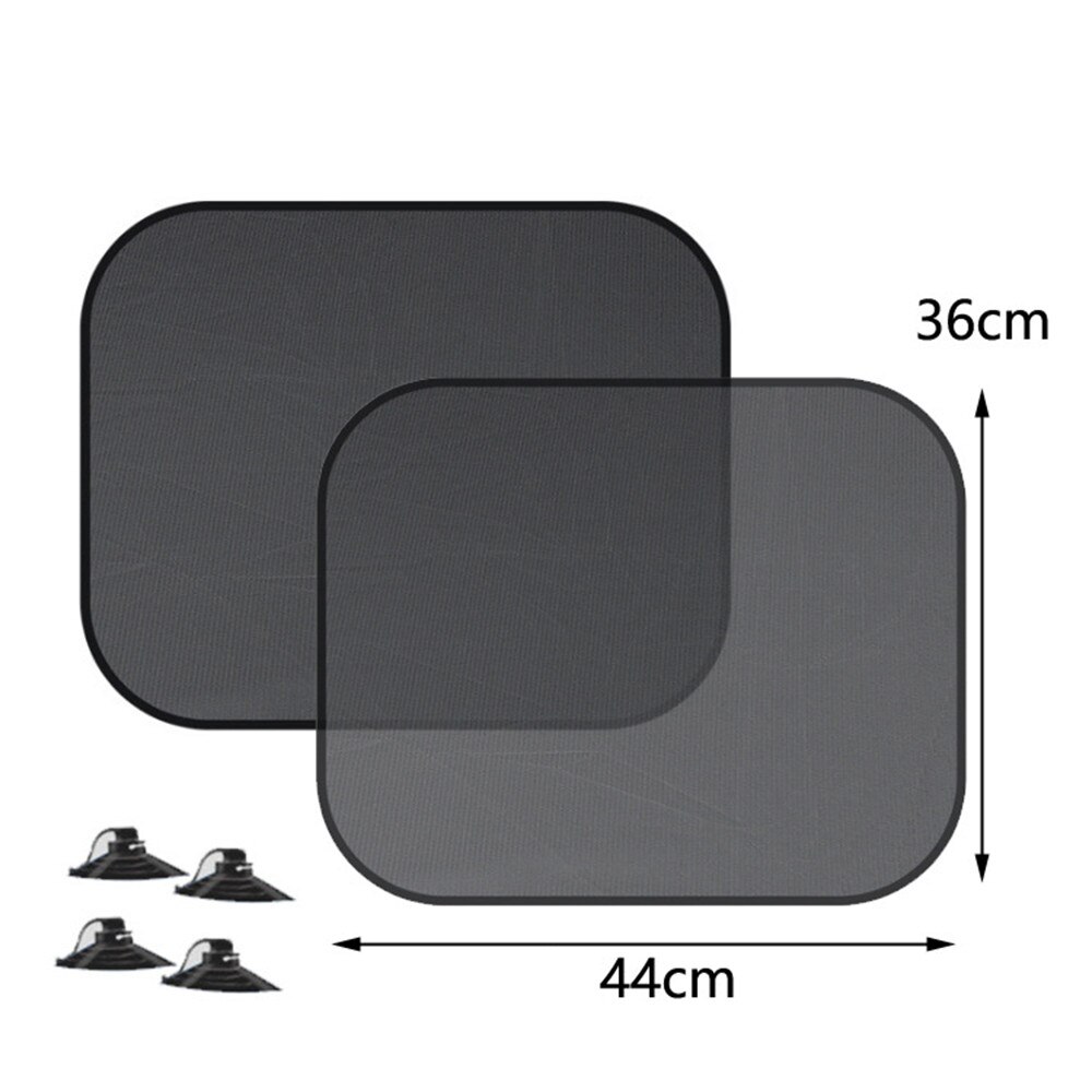 Parasol para ventana de coche para niños, bloque de cubierta de parasol para ventana lateral de coche, parasol transparente, Visor protector de pantalla, , 4 Uds.