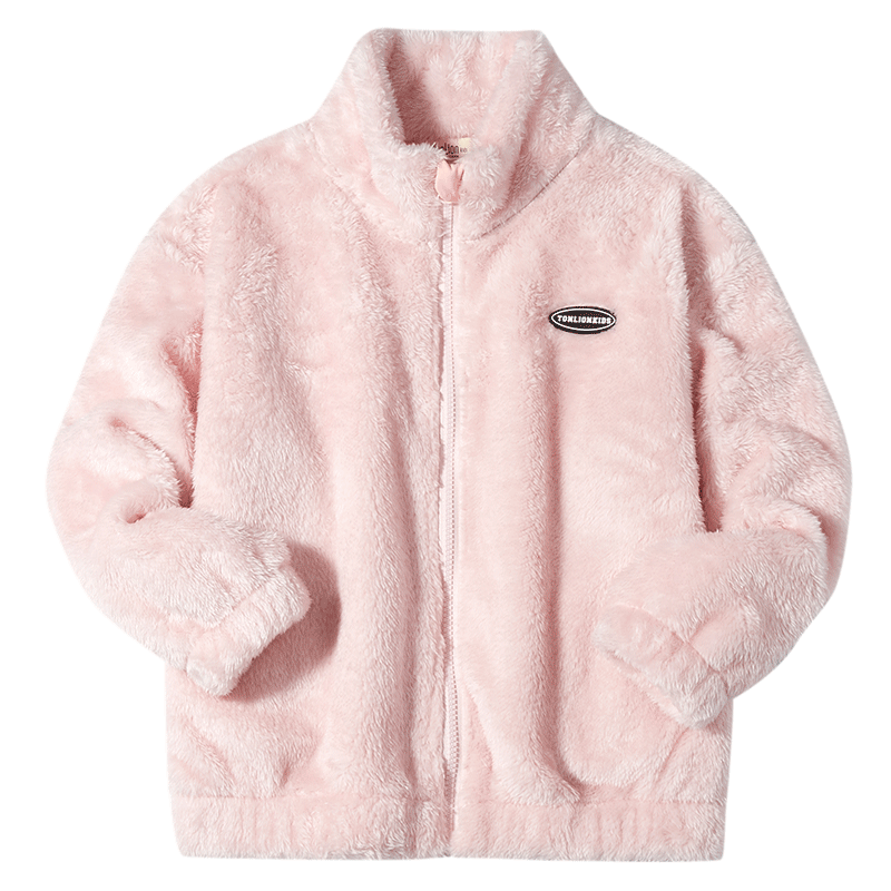 tonnellata Leone bambini inverno ragazze 'peluche cappotto moda carino casuale cerniera boutique abbigliamento per ragazze adatto da 5 a 12 anni: 32149051043402 / 140